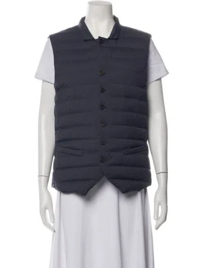 Pre-owned Brunello Cucinelli Nylon Vest In Blue