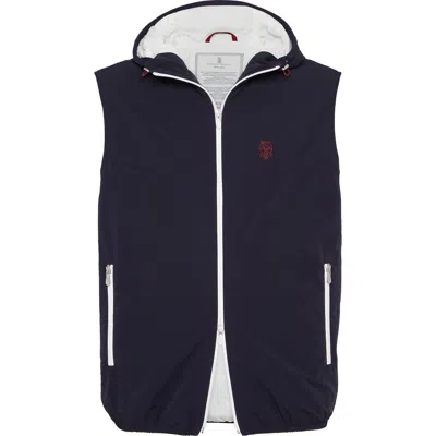 BRUNELLO CUCINELLI BRUNELLO CUCINELLI NYLON VEST WITH PADDING