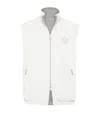Brunello Cucinelli Nylon Weather-resistant Reversible Gilet In White