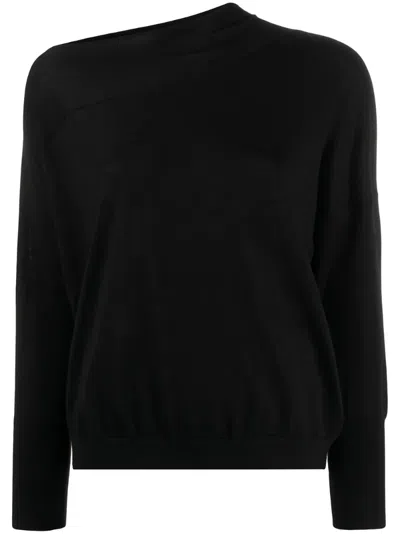 Brunello Cucinelli Off-the-shoulder Jumper In Black