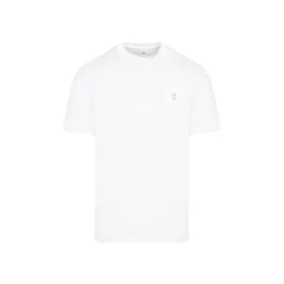 Brunello Cucinelli Off White Cotton T-shirt