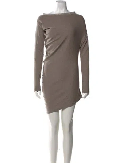 Pre-owned Brunello Cucinelli Off-the-shoulder Sweater In Neutrals