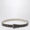 Brunello Cucinelli Olive-green Leather Belt Women In Green