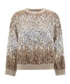 Brunello Cucinelli Women Mohair Sweater In Brown