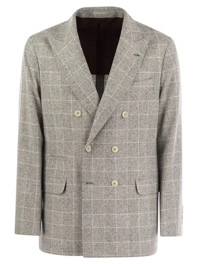 BRUNELLO CUCINELLI ONE-AND-A-HALF-BREASTED DECONSTRUCTED JACKET
