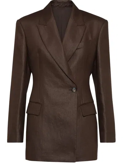 BRUNELLO CUCINELLI ONE BUTTON JACKET