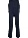 Brunello Cucinelli Slim-cut Chino Trousers In Blue
