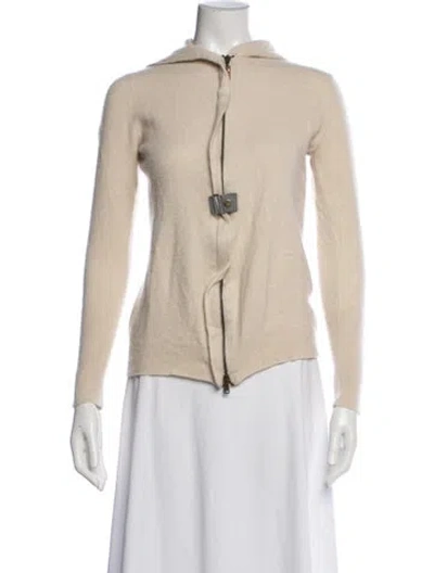 Pre-owned Brunello Cucinelli Open Front Sweater In Neutral
