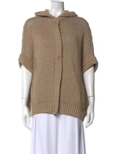 Pre-owned Brunello Cucinelli Open Front Sweater In Neutral
