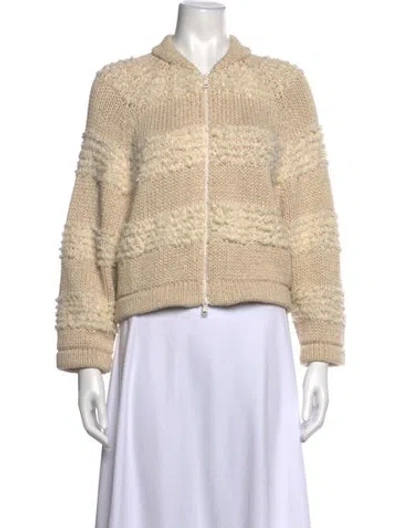 Pre-owned Brunello Cucinelli Open Front Sweater In Neutrals