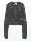 Brunello Cucinelli Open-knit Sequined Sweater