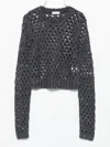 Brunello Cucinelli Crewneck Sweater With Open Knit Design
