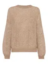 Brunello Cucinelli Dazzling Mesh Sweater