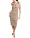 Brunello Cucinelli Open Knit Linen & Silk-blend Sweaterdress