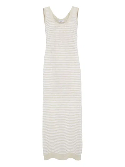 BRUNELLO CUCINELLI OPEN-KNIT MAXI DRESS