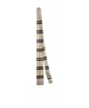 Brunello Cucinelli Open-knit Scarf In Brown