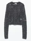 Brunello Cucinelli Open-knit Sequined Sweater