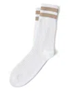 Brunello Cucinelli Open-knit Socks In White