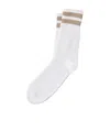 Brunello Cucinelli Open-knit Socks In White