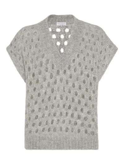 Brunello Cucinelli Open-knit Sweater