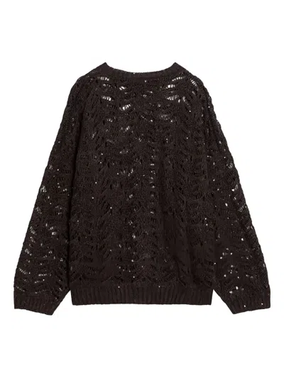 BRUNELLO CUCINELLI OPEN-KNIT SWEATER