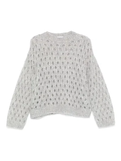 BRUNELLO CUCINELLI OPEN-KNIT SWEATER
