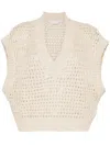 BRUNELLO CUCINELLI OPEN-KNIT SWEATER