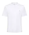 Brunello Cucinelli Chest Logo Cotton Crewneck T-shirt