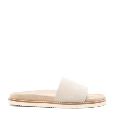 Brunello Cucinelli Open-toed Slippers In Nude