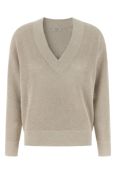 BRUNELLO CUCINELLI OPENWORK SWEATER