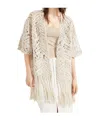 Brunello Cucinelli Opera Macramé Cardigan In White