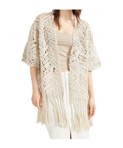 BRUNELLO CUCINELLI BRUNELLO CUCINELL OPERA DAZZLING MACRAME CARDIGAN