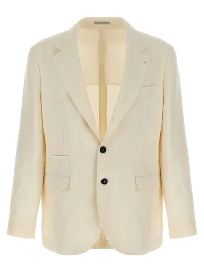 BRUNELLO CUCINELLI BRUNELLO CUCINELLI OPERATED STRIPE BLAZER
