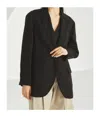 Brunello Cucinelli Organza Blazer In Black