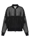 Brunello Cucinelli Organza Bomber Jacket Casual Jackets And Parka