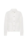 Brunello Cucinelli Monili Organza-jacke Mit Kettendetail
