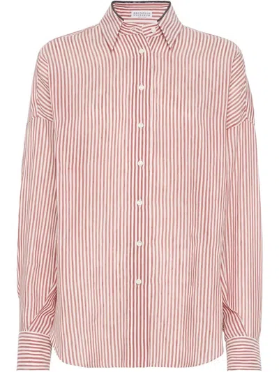 BRUNELLO CUCINELLI ORGANZA SHIRT