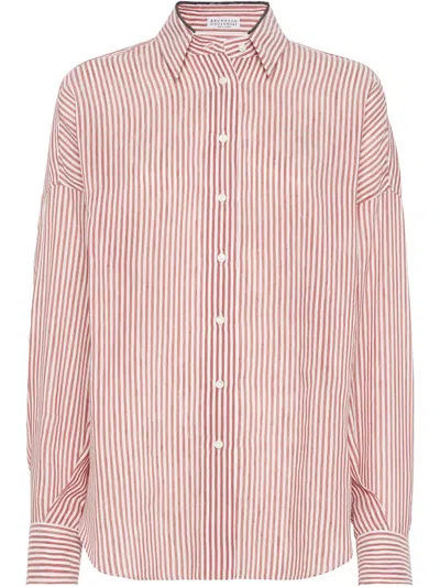 BRUNELLO CUCINELLI ORGANZA SHIRT