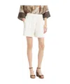 Brunello Cucinelli Organza Shorts In White