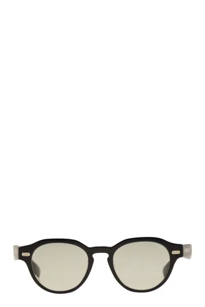 Brunello Cucinelli Iconic Meridian Acetate Glasses In Black