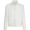 Brunello Cucinelli Outerwear Jacket With Stand Collar In Multi