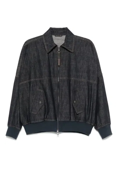 BRUNELLO CUCINELLI BRUNELLO CUCINELLI OUTERWEAR M/L RELAXED FIT CASUAL JACKET