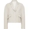 Brunello Cucinelli Outerwear With Monili In Cool Beige