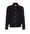 Brunello Cucinelli Black Linen Blend Jacket In Black