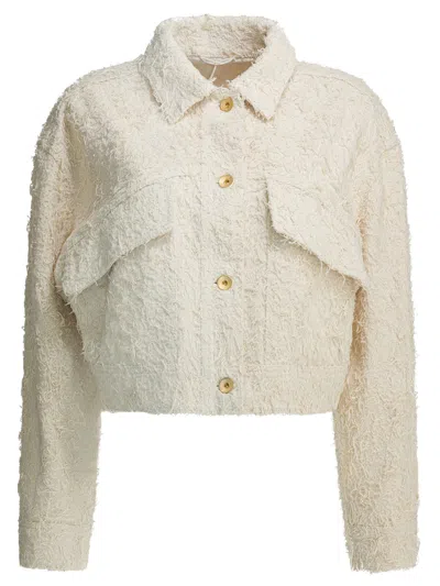 Brunello Cucinelli "outwear" Denim Jacket In White