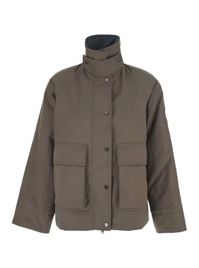 Brunello Cucinelli Outwear Sportivo In Gray