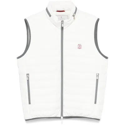 Brunello Cucinelli Outwear Waistcoats In Gray