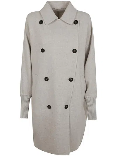 BRUNELLO CUCINELLI BRUNELLO CUCINELLI OVER PEACOAT OVERCOAT
