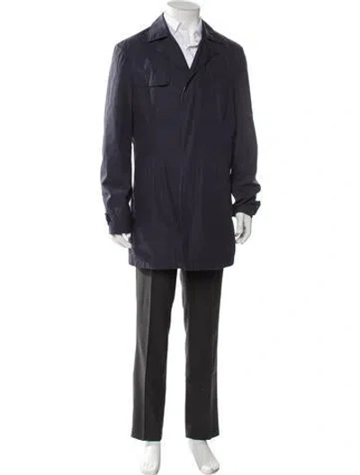 Pre-owned Brunello Cucinelli Overcoat In Blue