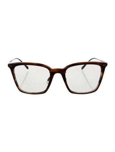 Pre-owned Brunello Cucinelli Oversize Clear Sunglasses In Black